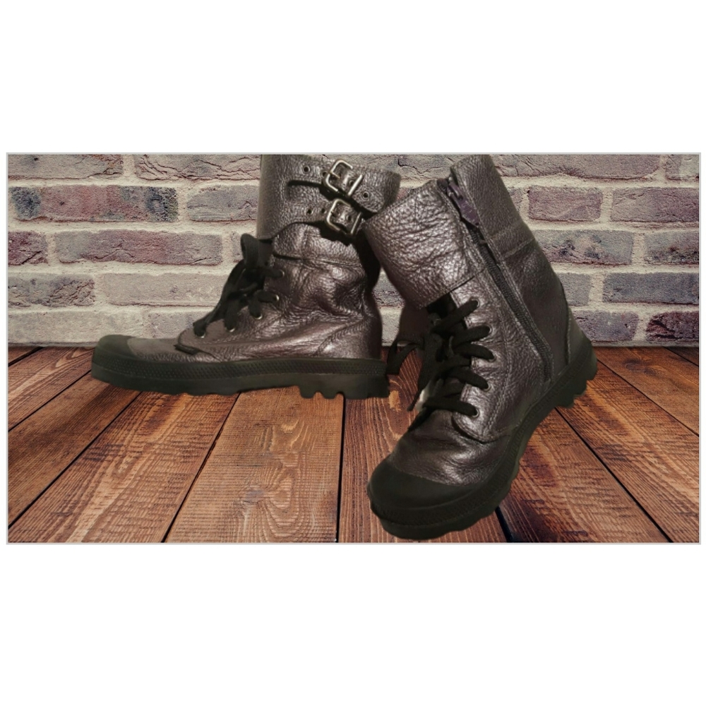 Palladium Leather Combat Boots